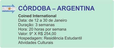 Intercâmbio para Cordoba - Argentina